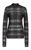 Stefanie Plaid Knit Sweater