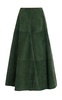 Varda Suede Midi Skirt