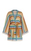 Everley Striped Cotton Robe