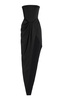 Ledger Satin-Crepe Strapless Gown