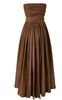 Long brown 'Pappagalo' dress