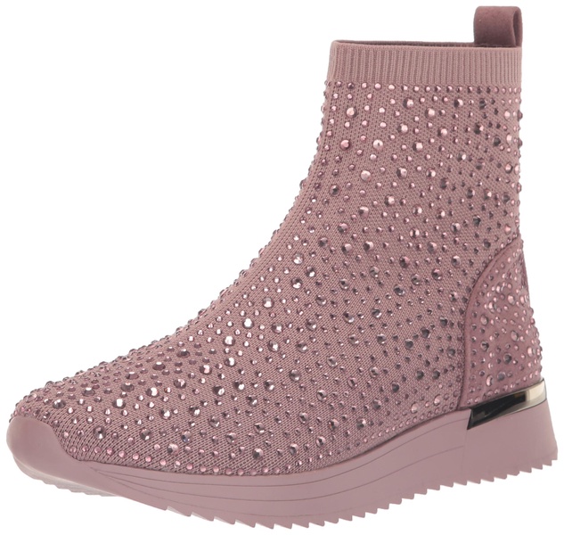Kenneth Cole Reaction Women's Women's Cameron JWL High Top Sneaker, Mauve, 8