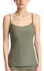 butter cami in olive leaf