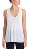 covet racerback tank top in white