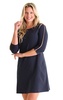 mercy dress in navy