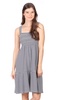 kyle dress in thin navy stripe