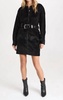 laurent corduroy dress in black licorice