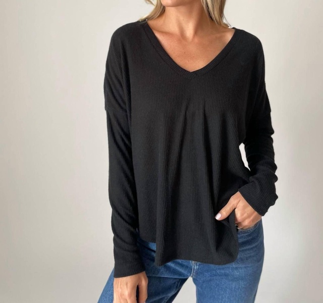 cecelia top in black