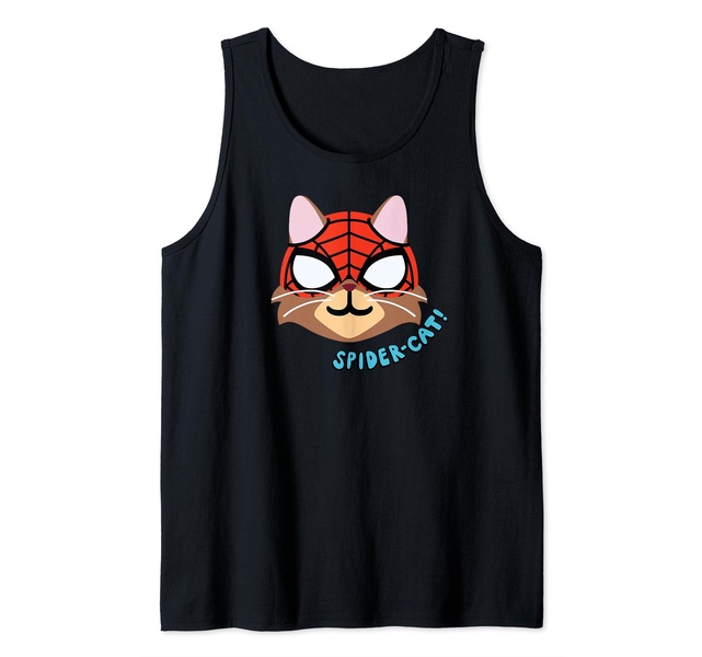 Amazon Essentials Marvel Spider-Man Spider-Cat Portrait Tank Top