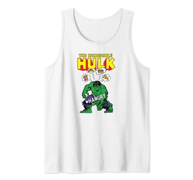 Amazon Essentials Marvel Avengers The Incredible Hulk Hangry Tank Top