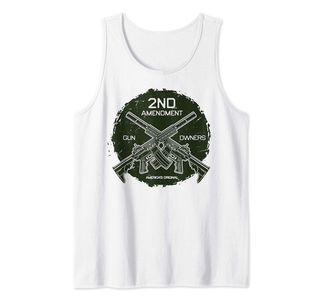 GOP 2nd amendment supporters, two AR rifles crossed Tank Top