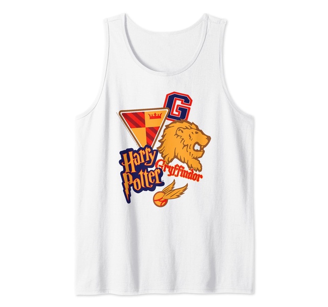 Amazon Essentials Harry Potter Gryffindor Collegiate Collage Tank Top