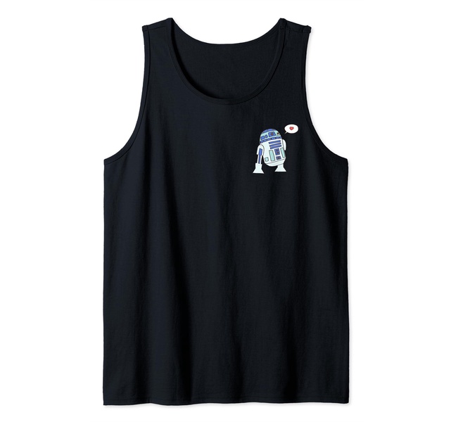 Amazon Essentials Star Wars Valentine's Day Love from R2-D2 Tank Top