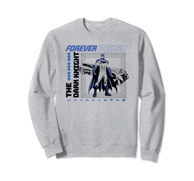 Amazon Essentials DC Comics Forever Batman The Dark Knight Frame Sweatshirt