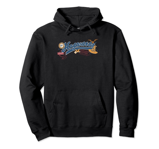 Amazon Essentials Harry Potter Hogwarts Varsity Icons Pullover Hoodie