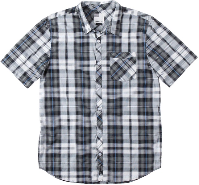 O'NEILL Men's Casual Standard Fit Short Sleeve Woven Button Down Shirt