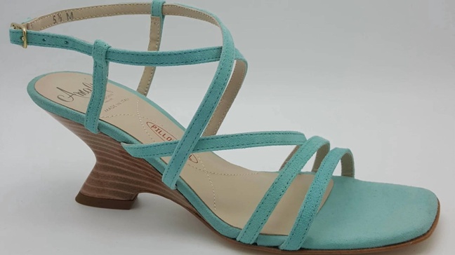 firma wedge sandal in turquoise