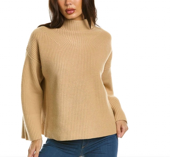 louise sweater in camel