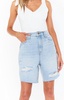 brentwood short in light vintage blue