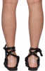 Black Puff Sandals