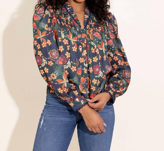oliver top in tapestry