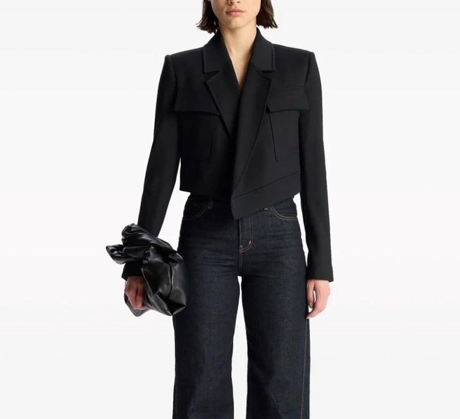 women's reeve jacket, black