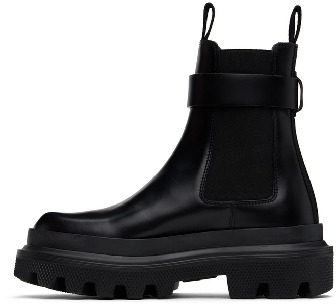 Dolce & Gabbana slip-on boots with logo