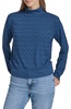 Andrew Marc Women's Knit Jacquard Chevron Shirt