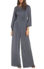 Eliza J womens Long Sleeve Wide Leg Jumpsuit