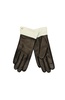 kate spade new york Womens Logo Colorblock Leather Glove