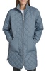 Andrew Marc Women's Quilted Longline Jacket with Side Zips