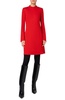Long-Sleeve Jersey A-Line Dress