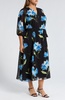 Plus Size Floral-Print Maxi Dress