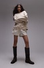 Topshop premium seam detail sweat in oat heather