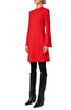 Long-Sleeve Jersey A-Line Dress