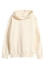 Topshop premium oversized hoodie in ecru