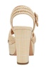 women's chesse sandal in natural