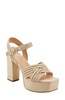 women's chesse sandal in natural