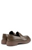 Brown Leather Moccasin for Men