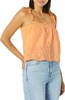 summer sunrise top in mock orange