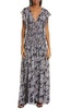 kris gown in raven multi
