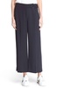 women's emily gaucho mid-rise belted pants in navy