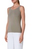 virgin wool tank top in sage