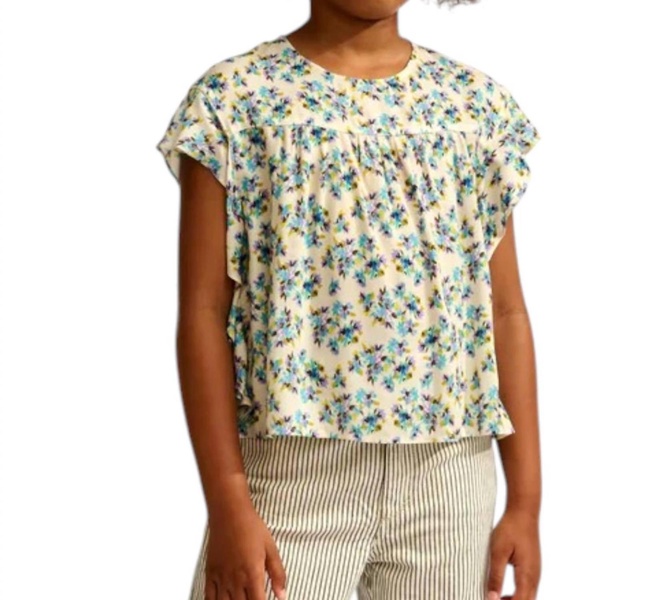 peppers blouse in flower print