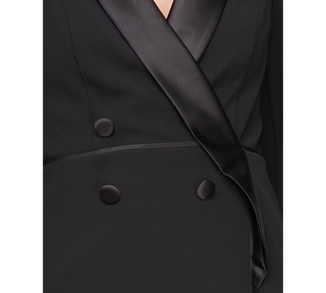 Women's Contrast-Trim Tuxedo Jacket