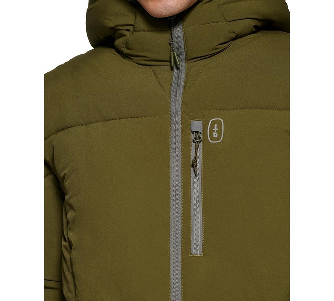 Men's Glacier Quilted Full-Zip Hiking Puffer Jacket