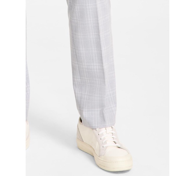 Men's Slim-Fit Plaid Suit Pants, Created for Macy's
