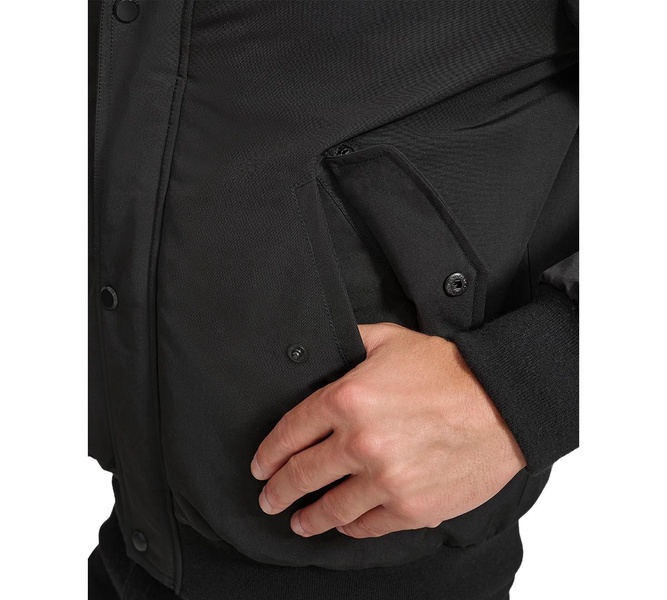 Arctic Faille Parka Bomber with Sherpa lined Hood