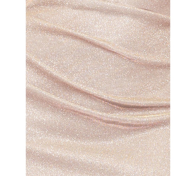 Women's Metallic Rosette One-Shoulder Gown