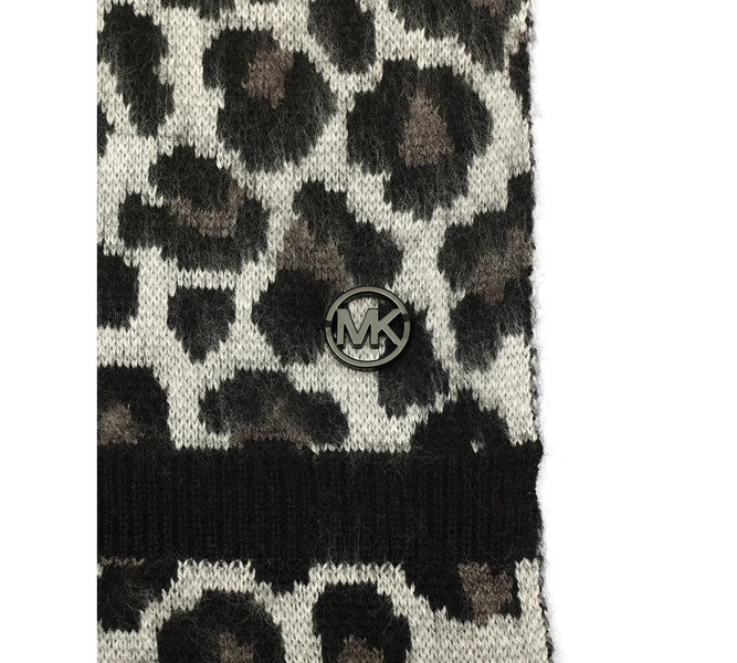 Women's Brushed Three Color Leopard Scarf